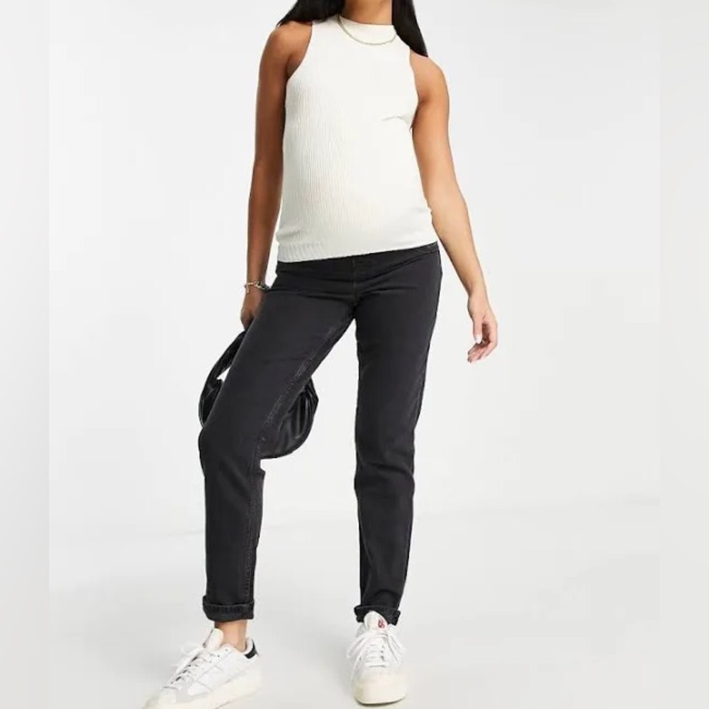 ASOS MATERNITY black jeans US 6